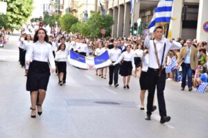 Συμμετοχή του Πανεπιστημίου Πατρών στην Παρέλαση της 25ης Μαρτίου με την επιμέλεια του Πανεπιστημιακού Γυμναστηρίου