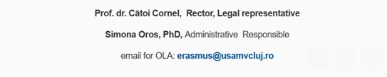 Open Call for Erasmus+ Study Mobility 2026-2027 USAMV CN – Τμήμα Γεωπονίας