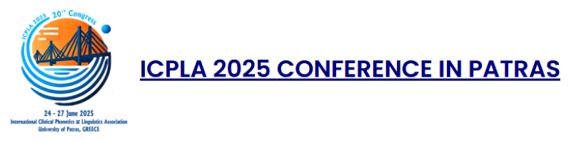 20ο Συνέδριο International Clinical Phonetics and Linguistics Association (ICPLA) | 24-27/06/2025